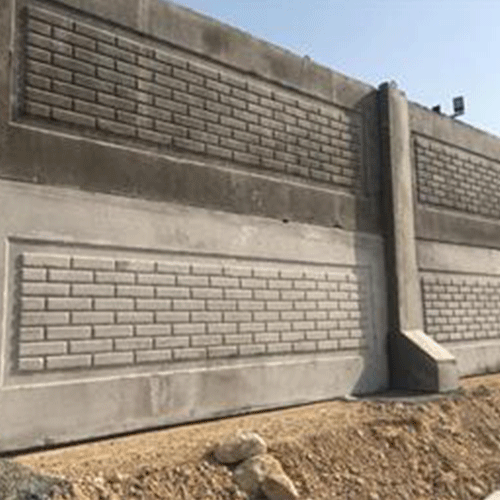 دیوار بتنی پیش ساخته طرح آجر