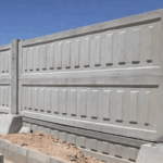 دیوار بتنی کرکره‌ ای دو طرفه
