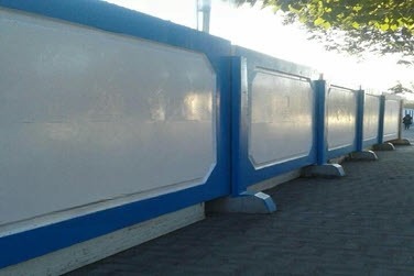 دیوار پیش ساخته بتنی طرح ساده کد 2