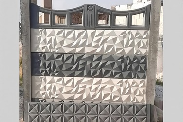 دیوار پیش ساخته بتنی طرح سه بعدی تک رو نما