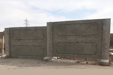 دیوار پیش ساخته بتنی طرح ساده کد 4