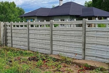 دیوار پیش ساخته بتنی باغی طرح سفارشی تک رو نما