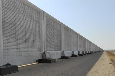دیوار پیش ساخته بتنی طرح آجری تک رو نما کد 1
