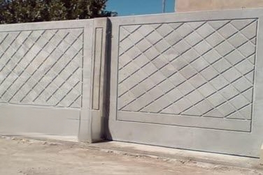 دیوار پیش ساخته بتنی طرح خشتی تک رو نما