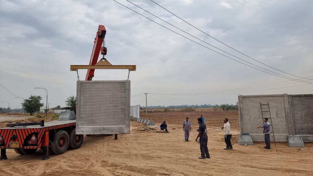 دیوار بتنی پیش ساخته