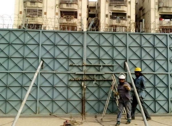 بتن اکسپوز طرح دار