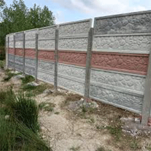 دیوار پیش ساخته بتنی باغی سفارشی و طرح دار