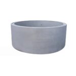 گلدان بتنی بیضی (گلفوژ اطلس)