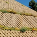 گلدان بتنی مستطیلی کف نیم باز (گلفوژ) تیپ 1